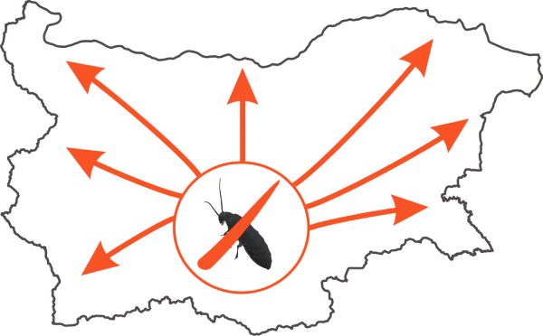 Карта покритие на Хлебарките БГ